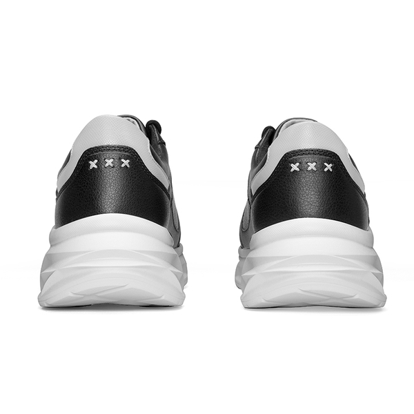 [ActiveCity] Men's Comfortable Lifestyle Sneakers - BLACK - 4
